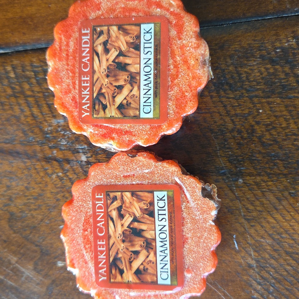 2 Yankee Candle Tarts CINNAMON STICK NEW 0.8 oz each